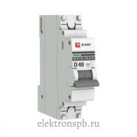 Автоматический выключатель 1П 10А EKF (C) 4,5kA ВА 47-63 PROxima