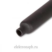  	Термоусадочная трубка с клеем 4.5/1.5 (3:1) черная Raychman 1м