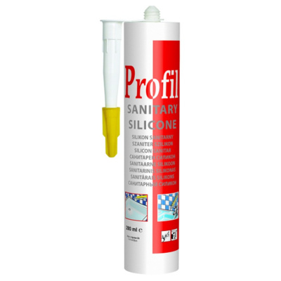 Герметик санитарный белый (0,27л) SOUDAL- PROFIL