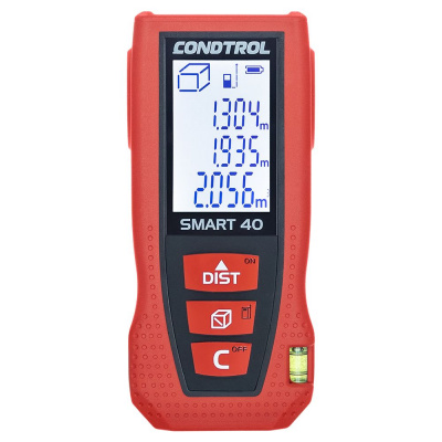 Дальномер лазерный CONDTROL Smart 40 (0,05-40м, ˜1,5мм,сложение, вычитание, площадь, объем)