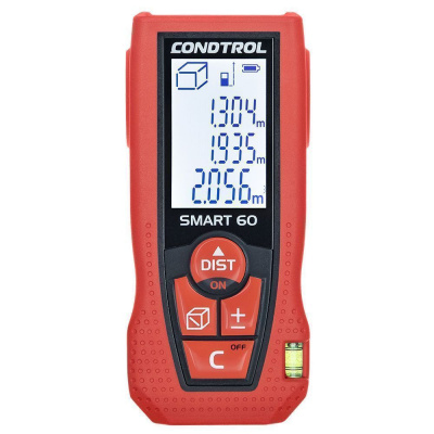 Дальномер лазерный CONDTROL Smart 60 (0,05-60м, ˜1,5мм,сложение, вычитание, площадь, объем)