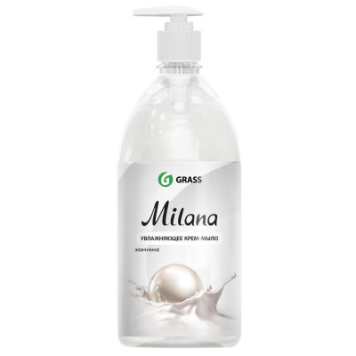Мыло жидкое Milana С ДОЗАТОРОМ, 0.5л.