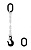 Строп цепной 1СЦ с крюком SKHL (3,15т/2м)*